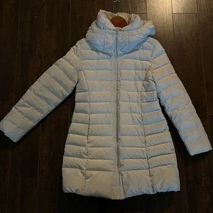 White puffy coat